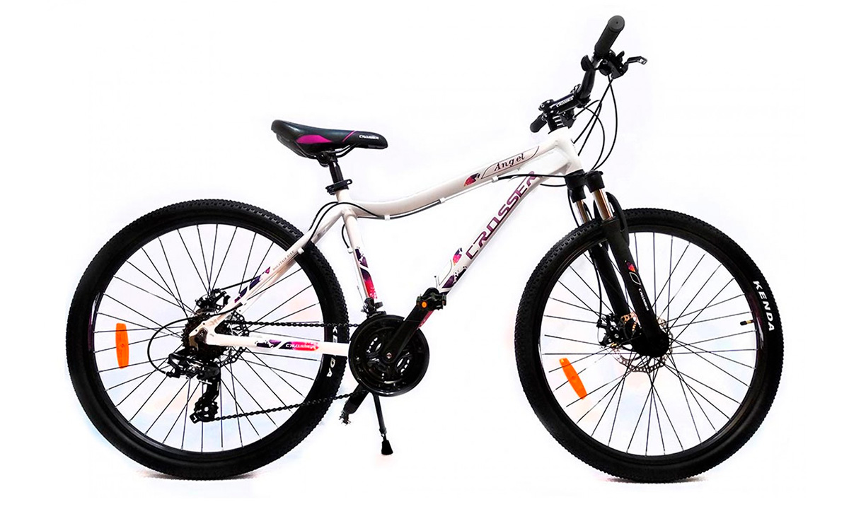 Велосипед Crosser Angel 26" 2021, размер М, white